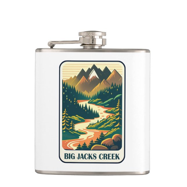 Petaca Big Jacks Creek Idaho Colores (Anverso)