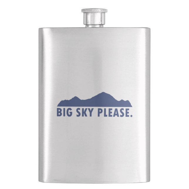 Petaca Big Sky Please (Anverso)