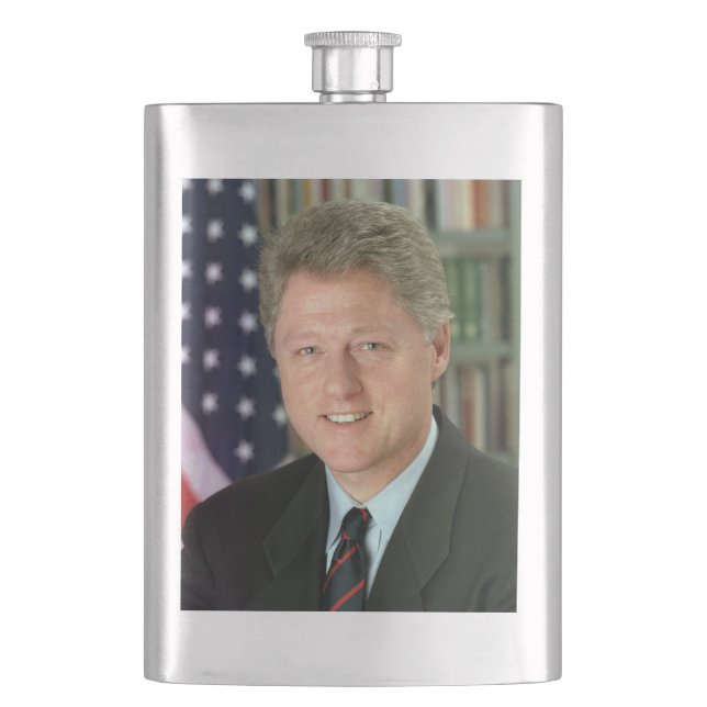 Petaca Bill Clinton (Anverso)