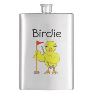 Petaca Birdie Golfer Chick