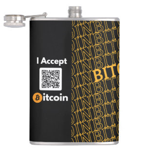 Petaca Bitcoin elegante - Btc crypto
