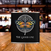 Black and White Modern Simple Butterfly