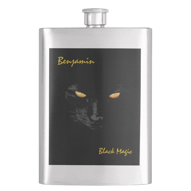 Petaca Black Cat Magic (Anverso)