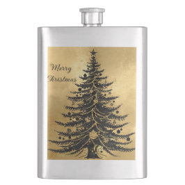 Petaca Black Gold Christmas Tree