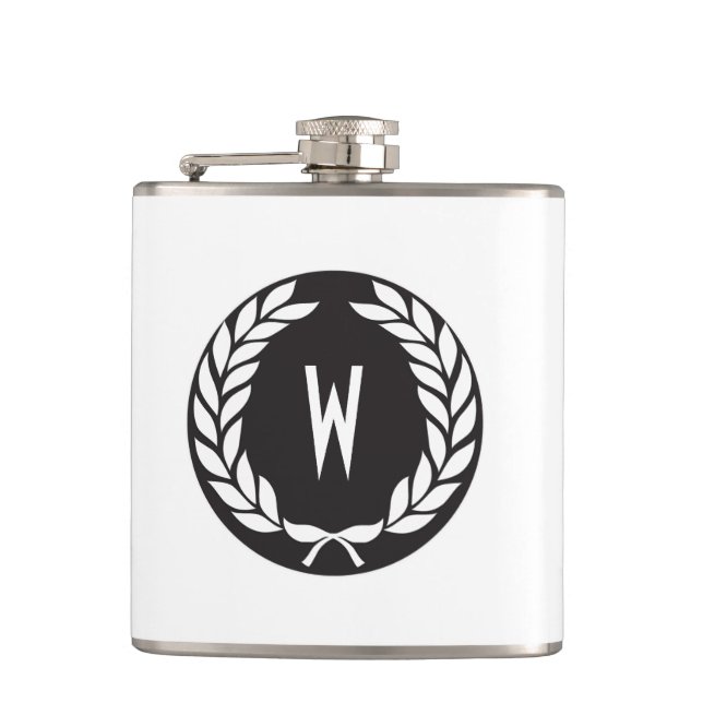 Petaca Black Monogram Laurel Wreath (Anverso)