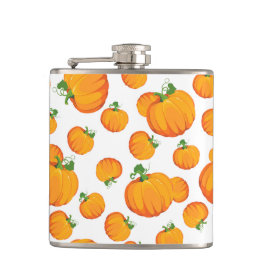 PETACA BLANCO CON NARANJA HALLOWEEN PUMPKINS
