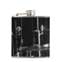 Petaca blanco y negro foto abstracta