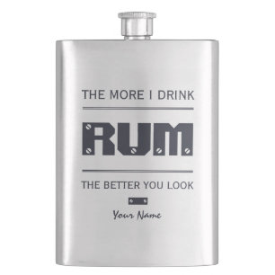 Petaca Blindaje de monograma del personalizado RUM