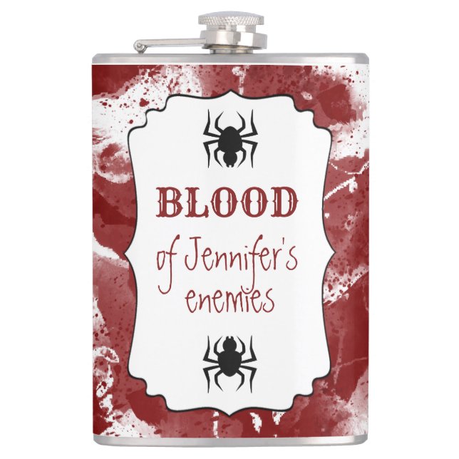 Petaca Blood Of My Enemies  (Anverso)