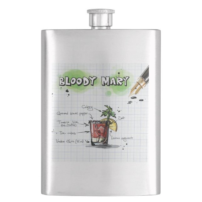 Petaca Bloody Mary (Anverso)