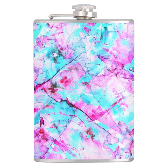 Petaca Blossom rubio Un diseño de luz colorida (Anverso)