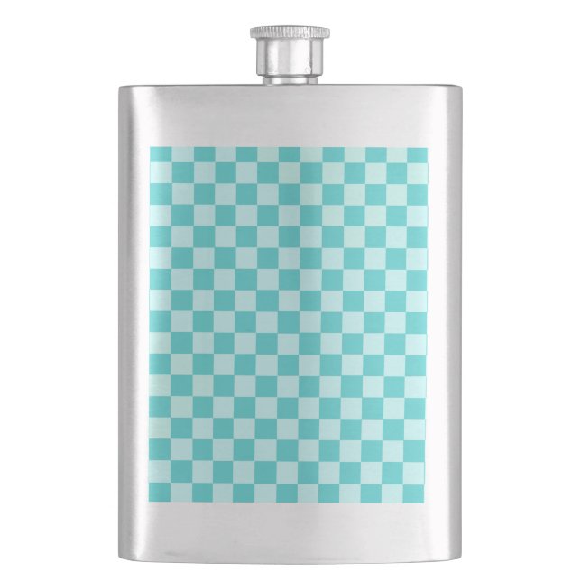Petaca Blue Combination Classic Checkerboard de STaylor (Anverso)