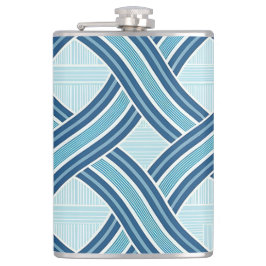 Petaca Blue Lines Pattern