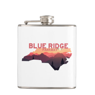 Petaca Blue Ridge Parkway North Carolina Map