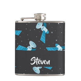 Petaca Blue space satellite pattern