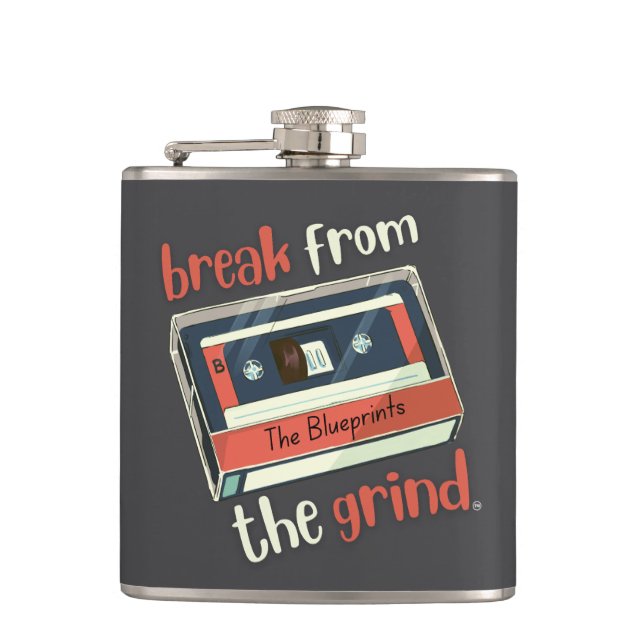 Petaca Blueprints Flask (Anverso)