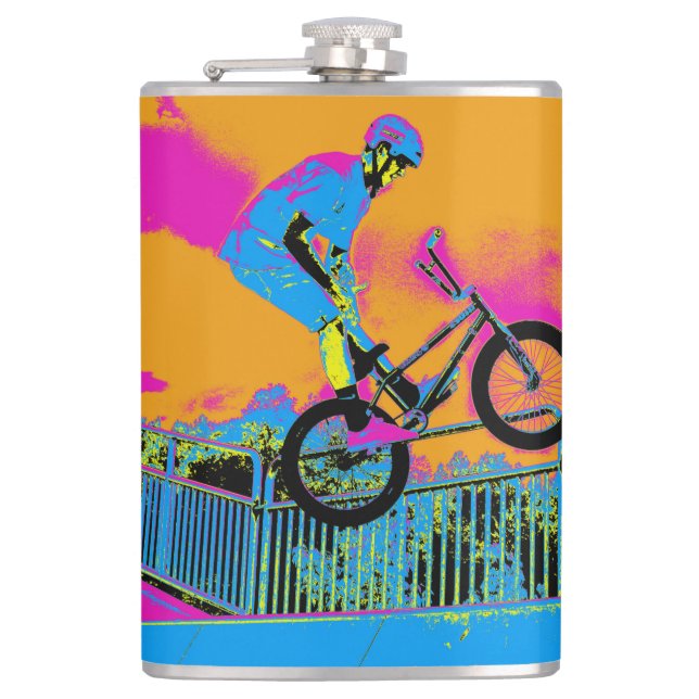 Petaca BMX Trickster - BMX Trick Bike (Anverso)