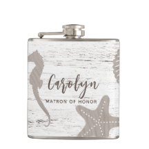 Boda con tema de playa Grano de madera