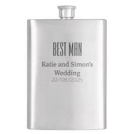 Petaca Boda de fiesta regalo Groomsman Hip Flask