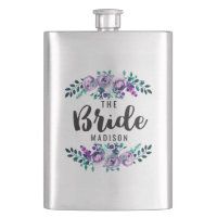 Boda de flor morado de leche