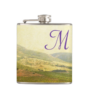 Petaca Bodega italiana rural Monograma Whiskey Flask