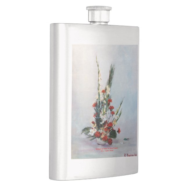 Petaca Bodegón de flores/Still life of flowers (Derecha)