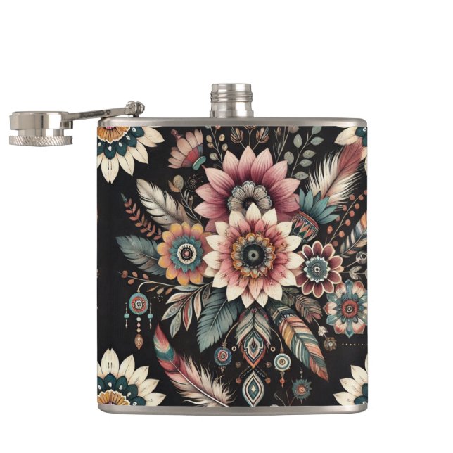 Petaca Boho florece por la noche (Abierto)
