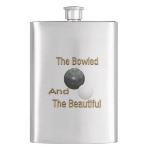 Petaca Bolas de césped divertidas y hermosas, hip flask