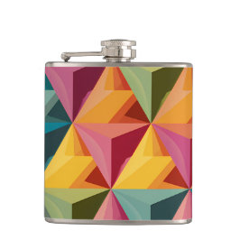 Petaca Bold Geometric Triangle Pattern 
