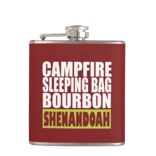 Petaca Bolsa de dormir sobre fuego de fuego Bourbon Shena