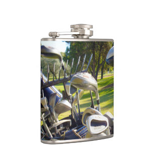 Petaca Bolsa Llena De Clubes De Golf, Matraz De Hip Envue