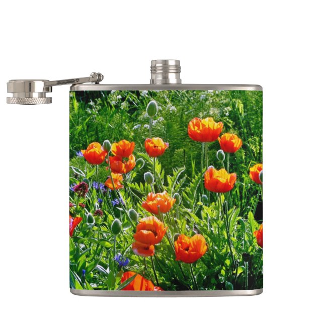 Petaca Bonito de cachorros naranjas (Abierto)