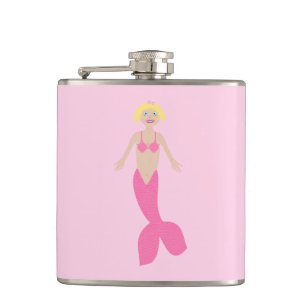 Petaca Bonito Fantasía rosa Mermaid
