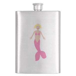 Petaca Bonito Fantasía rosa Mermaid