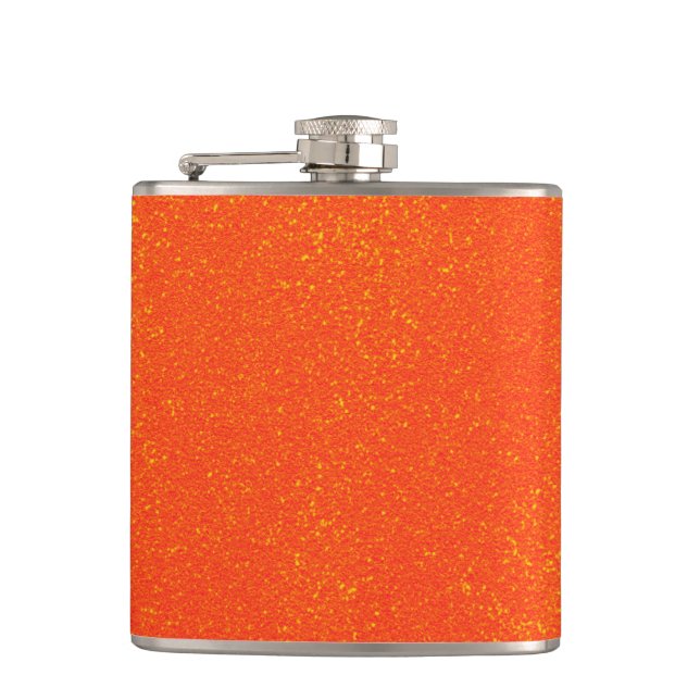 Petaca Bonito Naranja Sparkly Mess (Anverso)