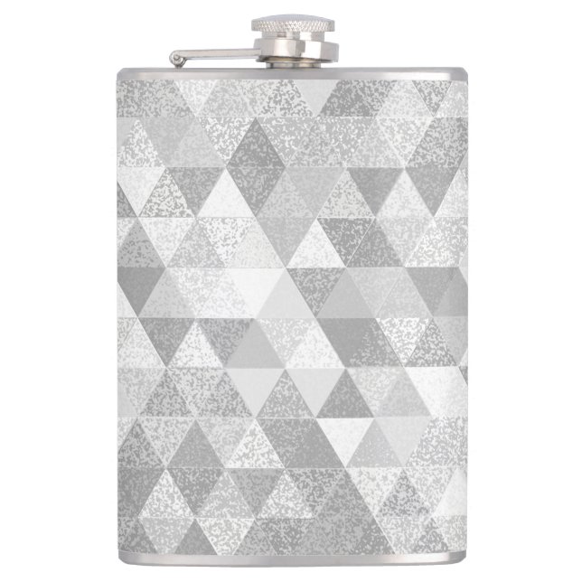 Petaca Bonito Triangle grunge patrón II + tus ideas (Anverso)