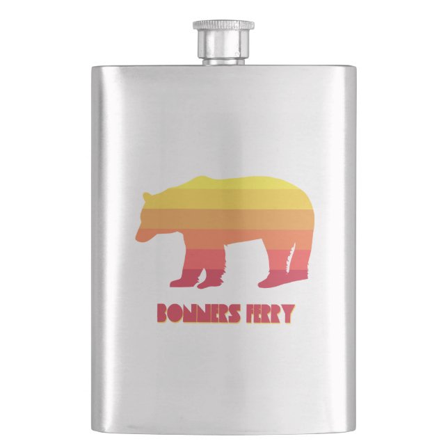 Petaca Bonners Ferry Idaho Rainbow Bear (Anverso)