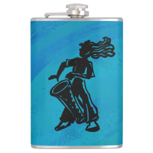 Petaca Boogie Nights Drum Blue de Nueva York