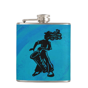 Petaca Boogie Nights Drum Blue de Nueva York