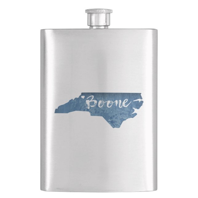 Petaca Boone North Carolina Wood Grain (Anverso)