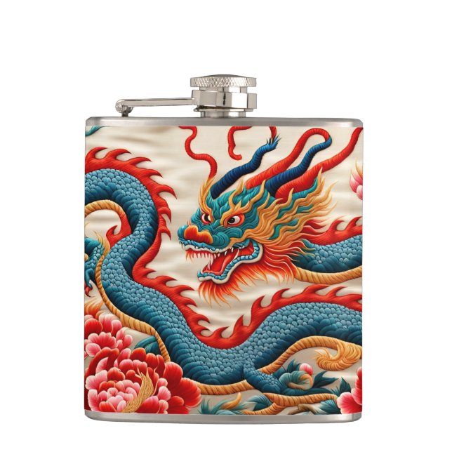 Petaca "Bordados" del Año Nuevo Chino del Dragón 2024 (Anverso)