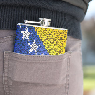 Petaca Bosnia and Herzegovina Flag Patriotic Design