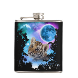 Petaca Bosque de la medianoche del tigre de bebé