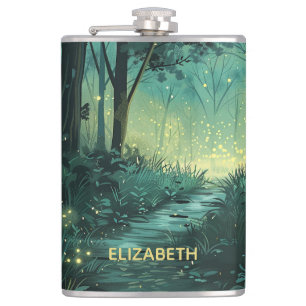 Petaca Bosque Fairy Light personalizado