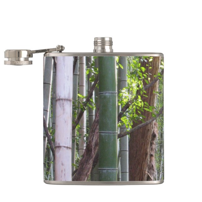 Petaca Bosque japonés gigante de bambú, Sagano, Kioto, Ja (Abierto)