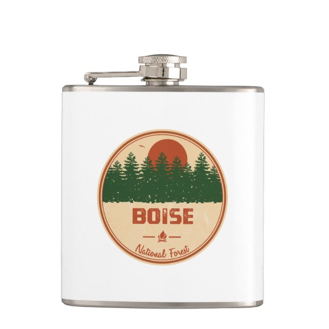 Petaca Bosque nacional de Boise (Anverso)