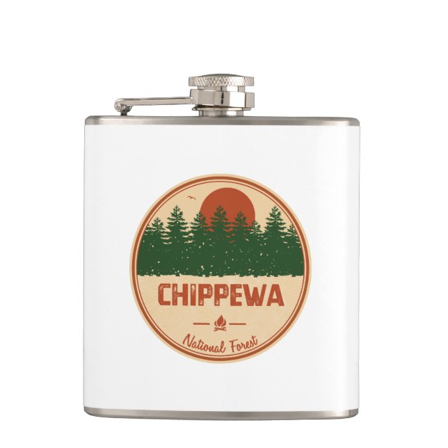 Petaca Bosque nacional de Chippewa (Anverso)