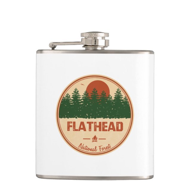Petaca Bosque nacional de Flathead (Anverso)