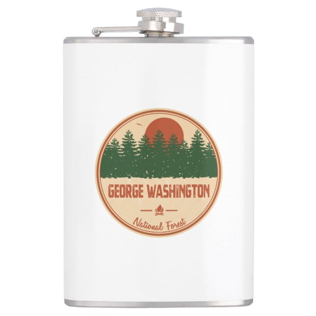 Petaca Bosque nacional de George Washington (Anverso)