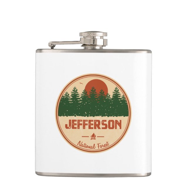 Petaca Bosque nacional de Jefferson (Anverso)